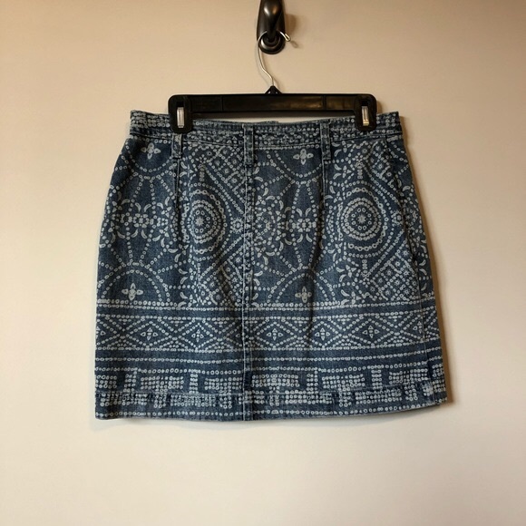 Free People • School Daze Denim Mini Skirt - Picture 6 of 8